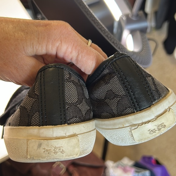 COACH EMPIRE SIGNATURE CANVAS LACE UP LOW TOP SNEAKERS SIZE 8B - Picture 5 of 13